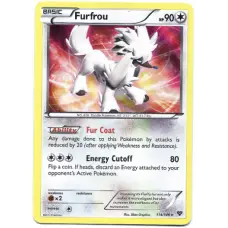 Furfrou Pokemon Card XY 114/146 Rare Holo