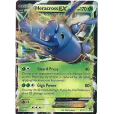Heracross EX Pokemon Card XY Furious Fists 4/111 Ultra Rare Holo