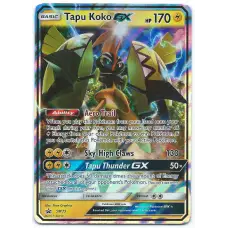 Tapu Koko GX Pokemon Card Promo SM33 Ultra Rare Holo