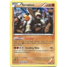 Terrakion Pokemon Card BW Promo BW71 Rare Holo