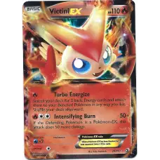 Victini EX Pokemon Card BW Legendary Treasures 24/113 Ultra Rare Holo