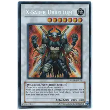 X-Saber Urbellum YuGiOh Card HA01-EN025 Unlimited Edition Secret Rare Holo